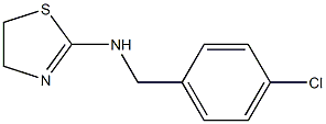 N-[(4-chlorophenyl)methyl]-4,5-dihydro-1,3-thiazol-2-amine Struktur