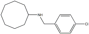 N-[(4-chlorophenyl)methyl]cyclooctanamine Struktur