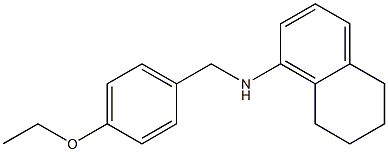 N-[(4-ethoxyphenyl)methyl]-5,6,7,8-tetrahydronaphthalen-1-amine Struktur