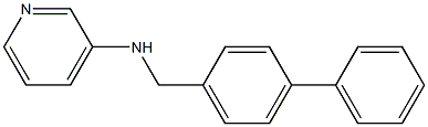 N-[(4-phenylphenyl)methyl]pyridin-3-amine Struktur