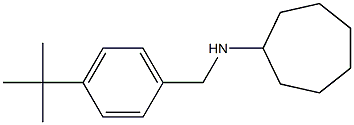 N-[(4-tert-butylphenyl)methyl]cycloheptanamine Struktur