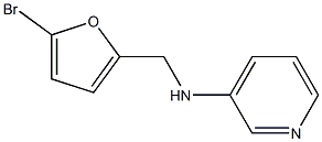 N-[(5-bromofuran-2-yl)methyl]pyridin-3-amine Struktur