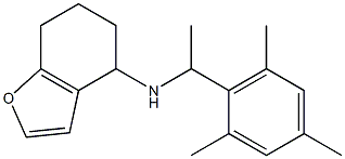 N-[1-(2,4,6-trimethylphenyl)ethyl]-4,5,6,7-tetrahydro-1-benzofuran-4-amine Struktur