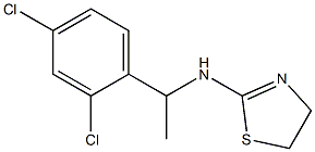 N-[1-(2,4-dichlorophenyl)ethyl]-4,5-dihydro-1,3-thiazol-2-amine Struktur