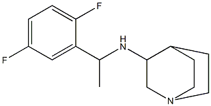 N-[1-(2,5-difluorophenyl)ethyl]-1-azabicyclo[2.2.2]octan-3-amine Struktur