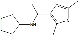 N-[1-(2,5-dimethylthiophen-3-yl)ethyl]cyclopentanamine Struktur