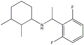 N-[1-(2,6-difluorophenyl)ethyl]-2,3-dimethylcyclohexan-1-amine Struktur