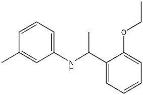 N-[1-(2-ethoxyphenyl)ethyl]-3-methylaniline Struktur