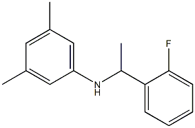 N-[1-(2-fluorophenyl)ethyl]-3,5-dimethylaniline Struktur