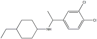 N-[1-(3,4-dichlorophenyl)ethyl]-4-ethylcyclohexan-1-amine Struktur