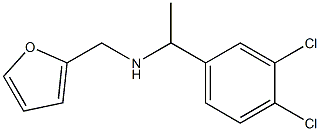 N-[1-(3,4-dichlorophenyl)ethyl]-N-(2-furylmethyl)amine Struktur