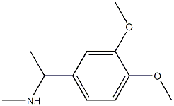 N-[1-(3,4-dimethoxyphenyl)ethyl]-N-methylamine Struktur