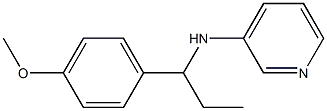 N-[1-(4-methoxyphenyl)propyl]pyridin-3-amine Struktur