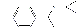 N-[1-(4-methylphenyl)ethyl]cyclopropanamine Struktur