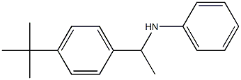 N-[1-(4-tert-butylphenyl)ethyl]aniline Struktur