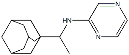 N-[1-(adamantan-1-yl)ethyl]pyrazin-2-amine Struktur