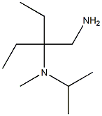 N-[1-(aminomethyl)-1-ethylpropyl]-N-isopropyl-N-methylamine Struktur