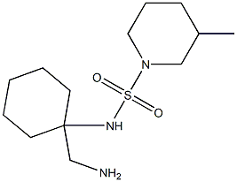 N-[1-(aminomethyl)cyclohexyl]-3-methylpiperidine-1-sulfonamide Struktur