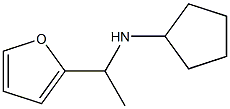 N-[1-(furan-2-yl)ethyl]cyclopentanamine Struktur