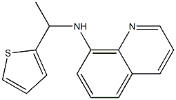 N-[1-(thiophen-2-yl)ethyl]quinolin-8-amine Struktur