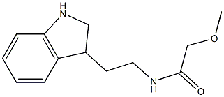 N-[2-(2,3-dihydro-1H-indol-3-yl)ethyl]-2-methoxyacetamide Struktur