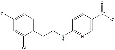 N-[2-(2,4-dichlorophenyl)ethyl]-5-nitropyridin-2-amine Struktur