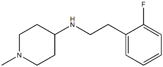 N-[2-(2-fluorophenyl)ethyl]-1-methylpiperidin-4-amine Struktur