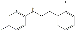 N-[2-(2-fluorophenyl)ethyl]-5-methylpyridin-2-amine Struktur