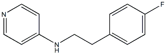 N-[2-(4-fluorophenyl)ethyl]pyridin-4-amine Struktur