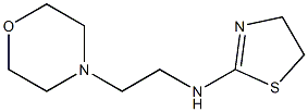 N-[2-(morpholin-4-yl)ethyl]-4,5-dihydro-1,3-thiazol-2-amine Struktur