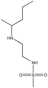 N-[2-(pentan-2-ylamino)ethyl]methanesulfonamide Struktur