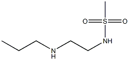 N-[2-(propylamino)ethyl]methanesulfonamide Struktur