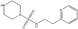 N-[2-(pyridin-2-yl)ethyl]piperazine-1-sulfonamide Struktur