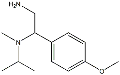 N-[2-amino-1-(4-methoxyphenyl)ethyl]-N-isopropyl-N-methylamine Struktur