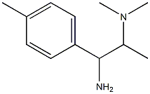 N-[2-amino-1-methyl-2-(4-methylphenyl)ethyl]-N,N-dimethylamine Struktur