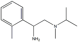 N-[2-amino-2-(2-methylphenyl)ethyl]-N-isopropyl-N-methylamine Struktur