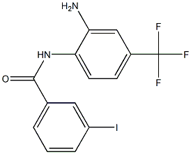 N-[2-amino-4-(trifluoromethyl)phenyl]-3-iodobenzamide Struktur