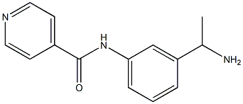 N-[3-(1-aminoethyl)phenyl]isonicotinamide Struktur