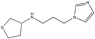 N-[3-(1H-imidazol-1-yl)propyl]thiolan-3-amine Struktur