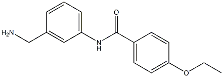 N-[3-(aminomethyl)phenyl]-4-ethoxybenzamide Struktur