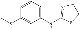 N-[3-(methylsulfanyl)phenyl]-4,5-dihydro-1,3-thiazol-2-amine Struktur