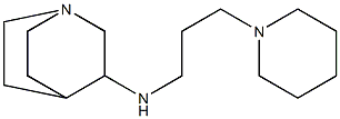 N-[3-(piperidin-1-yl)propyl]-1-azabicyclo[2.2.2]octan-3-amine Struktur