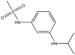 N-[3-(propan-2-ylamino)phenyl]methanesulfonamide Struktur