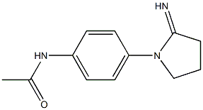 N-[4-(2-iminopyrrolidin-1-yl)phenyl]acetamide Struktur