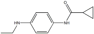 N-[4-(ethylamino)phenyl]cyclopropanecarboxamide Struktur