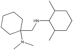 N-{[1-(dimethylamino)cyclohexyl]methyl}-2,6-dimethylcyclohexan-1-amine Struktur