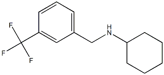 N-{[3-(trifluoromethyl)phenyl]methyl}cyclohexanamine Struktur