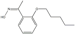 N-{1-[2-(pentyloxy)phenyl]ethylidene}hydroxylamine Struktur