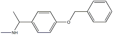 N-{1-[4-(benzyloxy)phenyl]ethyl}-N-methylamine Struktur