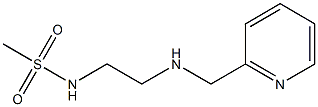 N-{2-[(pyridin-2-ylmethyl)amino]ethyl}methanesulfonamide Struktur